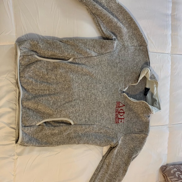 Delta Phi Epsilon Embroidered Quarter Zip - Picture 2 of 5